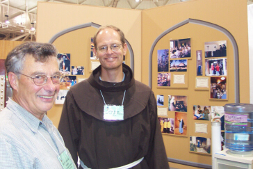 Don and Br. Clark at CAROA Booth